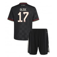 Stroje piłkarskie Bayern Munich Michael Olise #17 Koszulka Trzeciej dla dzieci 2025-26 Krótki Rękaw (+ szorty)